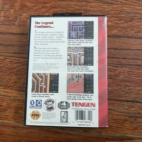 Gauntlet IV (Sega Genesis, 1993) CIB tested and working Tengen