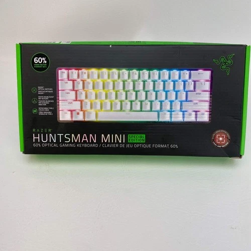 "Razer Huntsman Mini RZ03-0339 60% Gaming Keyboard – RGB Optical, Wired"