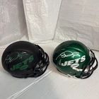2 - Sam Darnold Autographed Jets Mini Helmet Set  (Beckett COA)