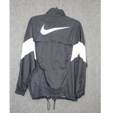 Nike Sportswear Windrunner Jacket Mens Small Black White