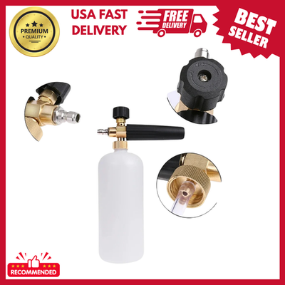 #ad 1 4quot; Snow Foam Cannon Gun Car Wash Soap Lance Sprayer Pressure Washer Bottle $11.50