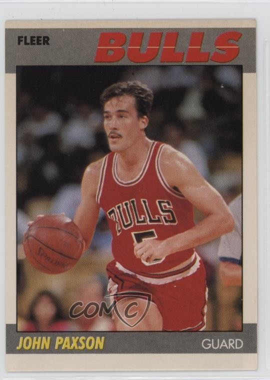 1987-88 Fleer John Paxson #83 4ub