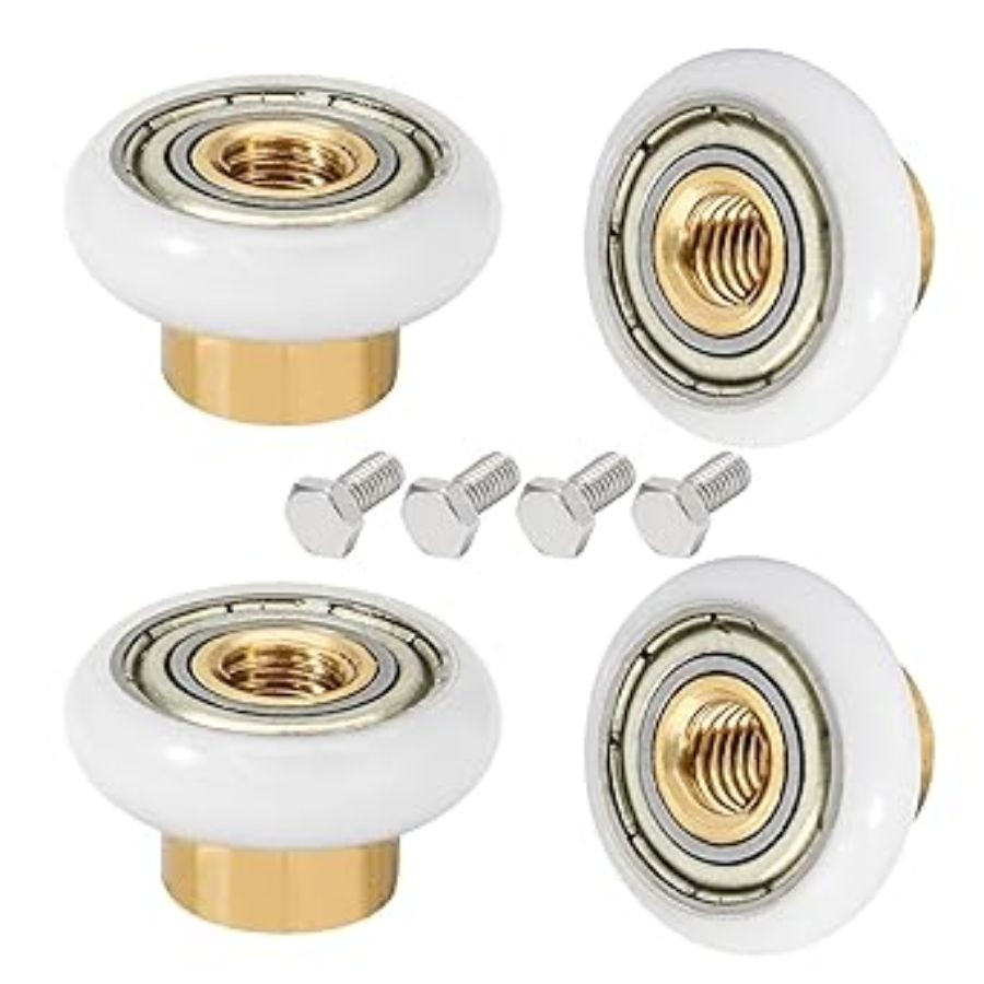 4 Sets 19mm Shower Door Roller Wheels Replacement Runners