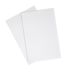 Corrugated Plastic Sheets,3mm White Blank Yard Lawn Signs,8Inch x 12Inch 2pcs