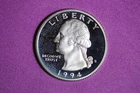 ESTATE FIND 1994 S PROOF SILVER WASHINGTON QUARTER #K58764
