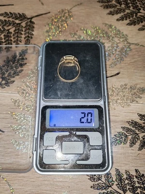 Ancienne Bague en or 18 carats Poinçon Tête 🦅est Girafe  - Photo 1/4