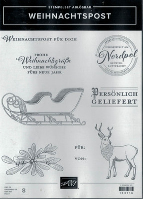 Stampin' Up! Stempelset und Thinlits  ''Vom Nordpol'' und ''Weihnachtspost''