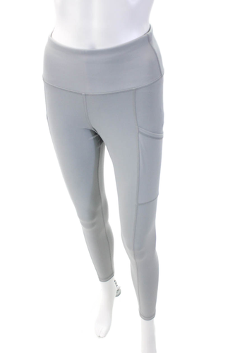 BR Standard Womens High Rise Stretch Knit Ankle Leggings Gray Size Extra Small - Picture 2 of 5