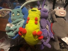 Disney Bug  s Life 4pc Beanie Bean Bag Set Heimlich Francis Tuck Atta