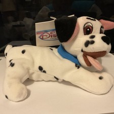 Disney Store 101 Dalmatians 8  LUCKY Puppy Mini Bean Bag Plush Toy NWT
