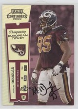 2000 Playoff Contenders European Championship Ticket Marques Douglas Auto 0rx8