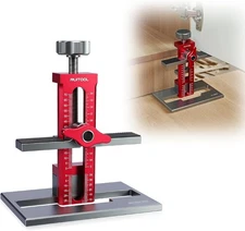 RUITOOL Upgrade 3-in-1 Cabinet Door Mounting Jig with Support Red + Gray 
