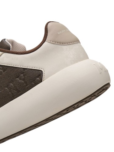 MLB Chunky Classic Base Monogram New York Yankees Sneakers Shoes Brown US 5-12 - Picture 2 of 8