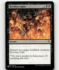 MTG Reckless Spite Mystery Booster - Archenemy: Nicol Bolas 037/106 Regular...