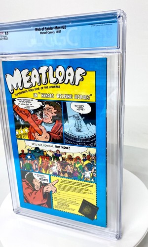 1987 - Web of Spider-Man #32 resurrection part 4 Kraven - CGC 8.5 - Picture 7 of 7