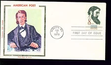 1972 FDC - Scott# 1446 - Sidney Lanier - Colorano Cachet RV$23.00  
