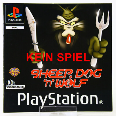 Sony Playstation 1 PS1 Spielanleitung Handbuch Sheep Dog n Wolf