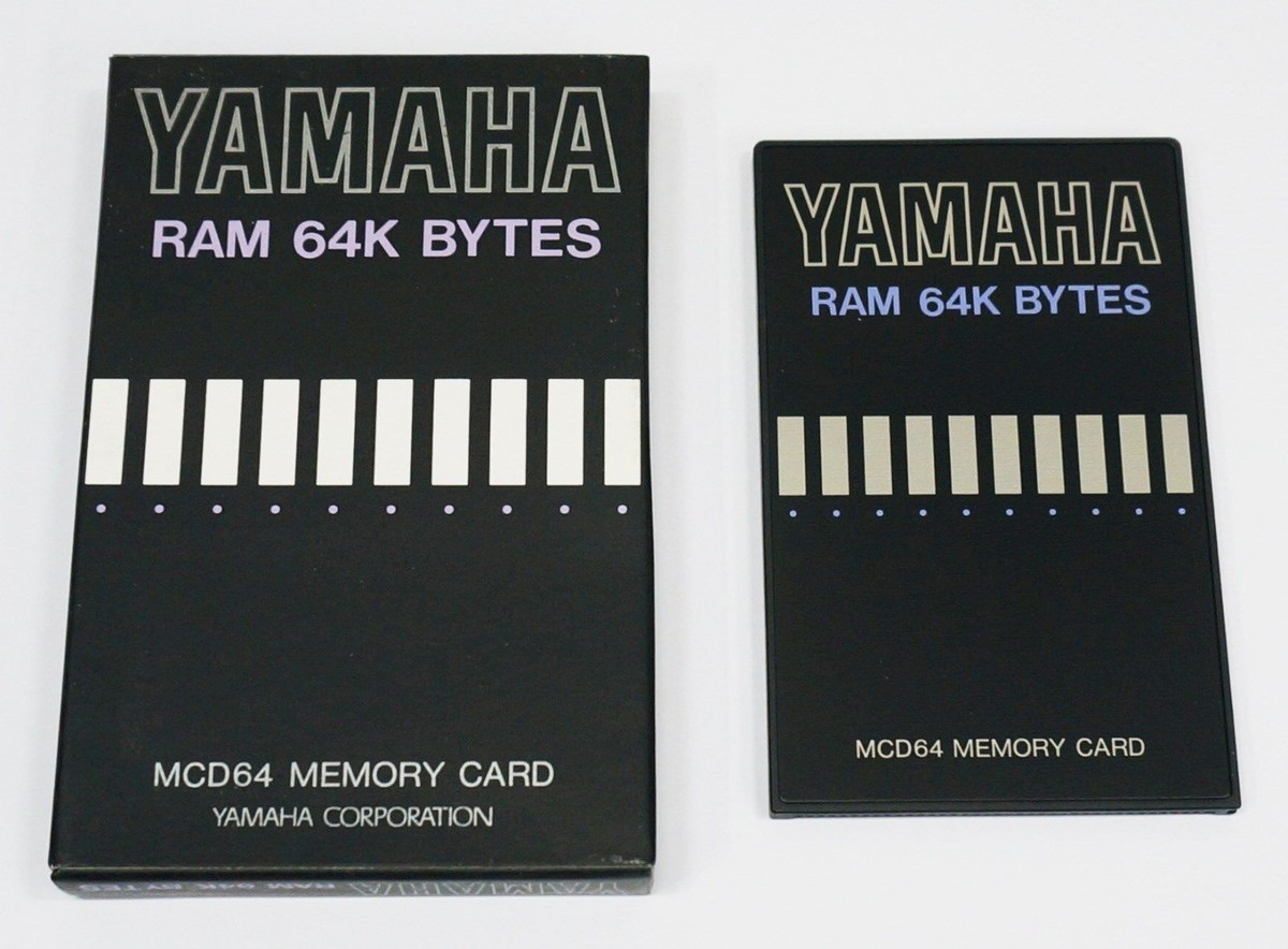 鍵盤楽器 YAMAHA MCD64 MEMORY CARD - RAM 64K BYTES Yamaha MCD64 for SY/TG series RAM 64K BYTES MEMORY CARD
