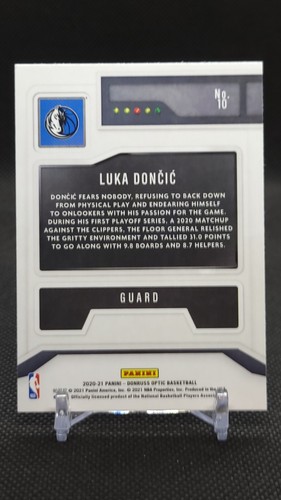 2020 21 Optic Luka Doncic T-Minus 321 Purple Prizm #10 Mavericks - Picture 2 of 2