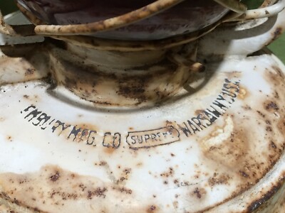 Embury MFG Lantern New York Vintage Antique Rustic Decor No 350