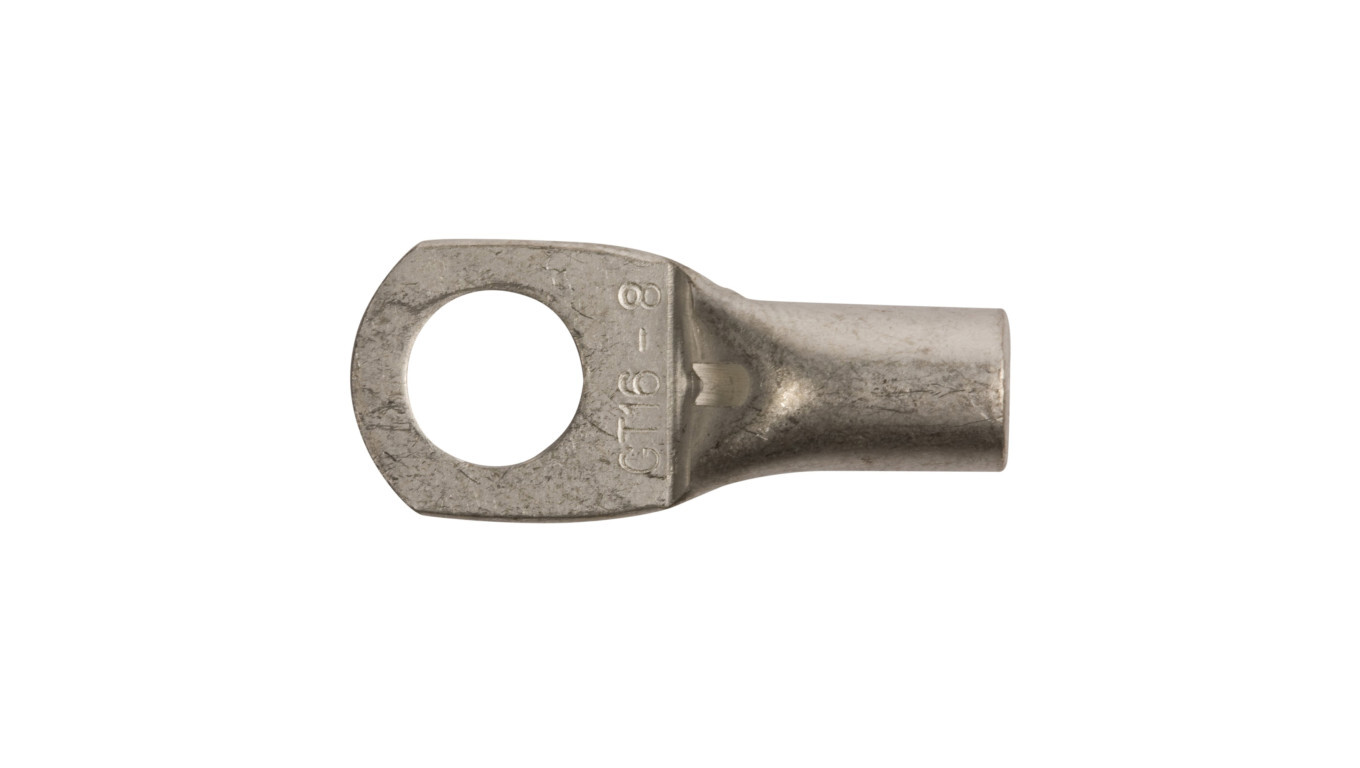 Pipe ring terminal 16/M8, tin-plated copper KC16F8 /T2UK