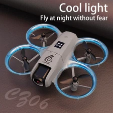 CZ06 Mini RC Drone HD Camera Gesture Quadcopter Plane with LED Light 3D Flips