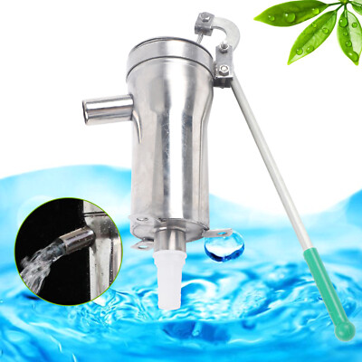 Manual Stainless Steel Well Pump Hand Water Suction Pump Antique Well Pump