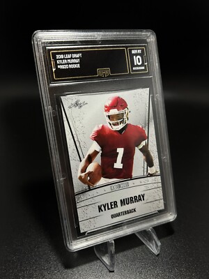 Kyler  Murray 2019 Leaf Draft #rs20 Rookie GMA 10 Grading Nfl Graded Football