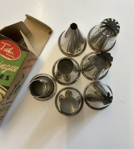 Vintage Tala No 1422 Icing, Meringue Tubes 6 Boxed - Picture 7 of 7
