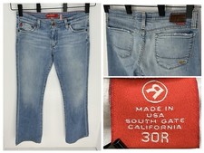Big Star Boot Cut Jeans Size 30R 32x31.5 Coastal Cowgirl Western USA Made