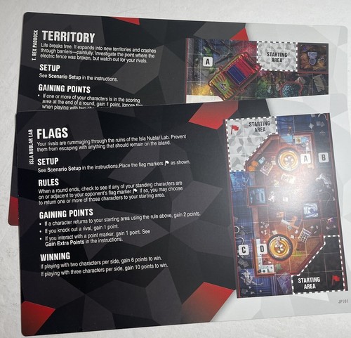 Game Board & Instructions Only Funkoverse: Jurassic Park Replacement Parts - Picture 3 of 8