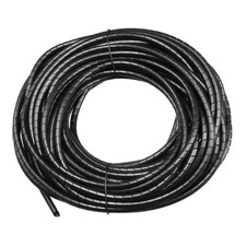 6mm Flexible Spiral Tube Cable Wire Wrap Computer Manage Cord 14-15M