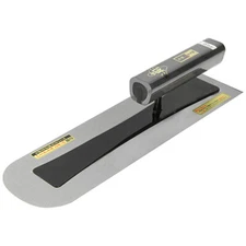 Kincho oval point Trowel 0.3mm 360mm Black Handle Plasterer 60766 JAPAN IMPORT