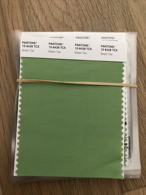 pantone cotton swatch 15-6428 green tea