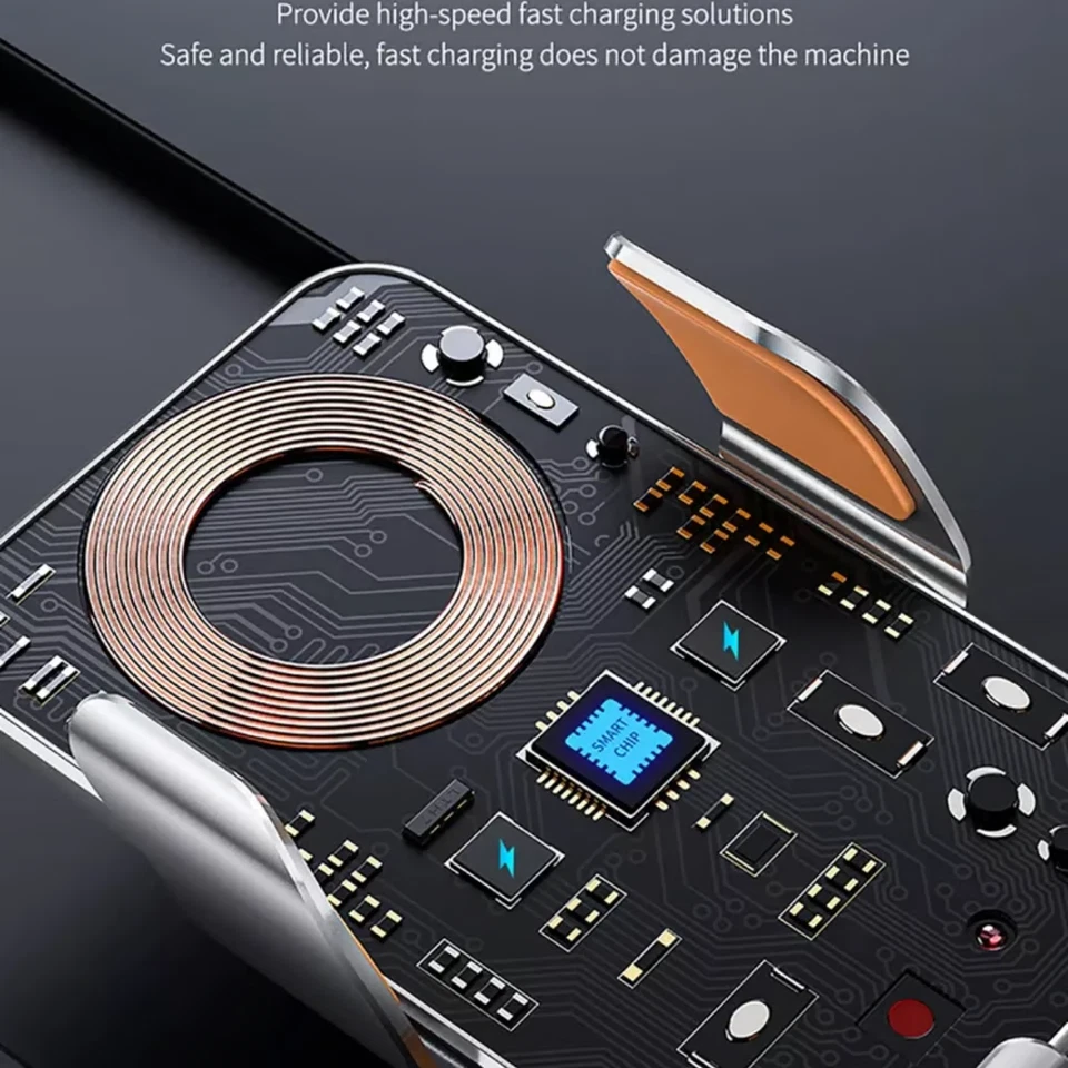 Car Wireless Phone Charger Mount Holder Air Vent Fast Charge Qi 30W Universal - Image 2 of 4