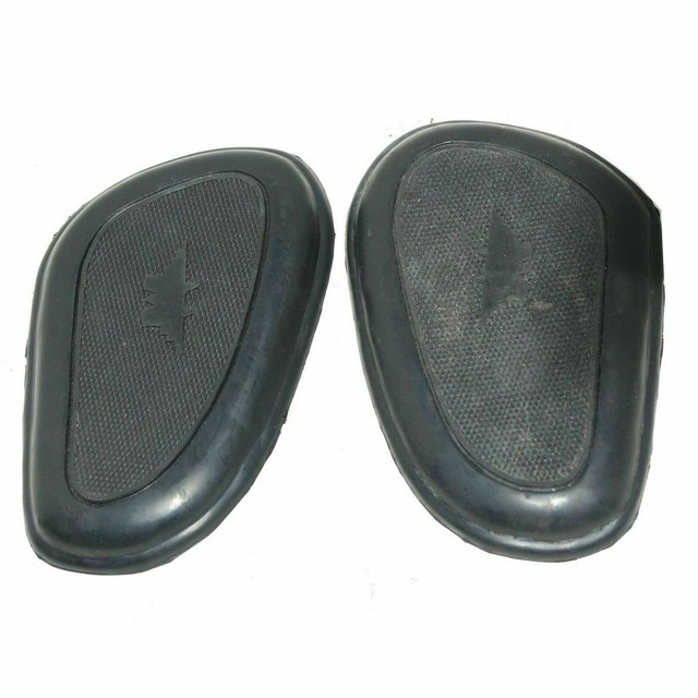 Matchless Petrol Gas Fuel Tank Knee Pad Knee Grip Set Black Rubber 1938