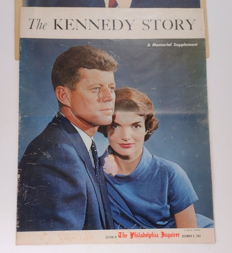 Lote de periódicos John F Kennedy JFK 1963 Boston Globe Philadelphia Inquirer de colección - Imagen 11 de 14