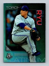 2020 Bowman Platinum #98 Hyun-Jin Ryu Icy Toronto Blue Jays Baseball