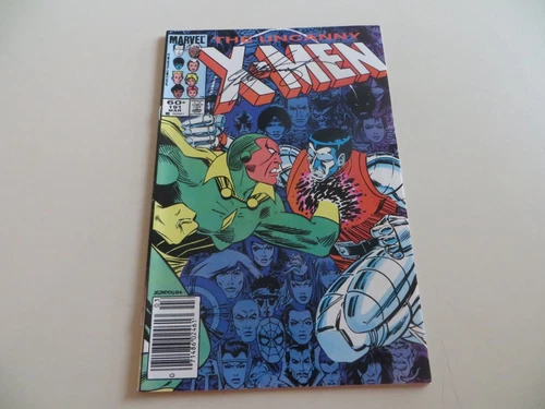 1984 VINTAGE UNCANNY X-MEN # 191 VISION SIGNED BY CHRIS CLAREMONT, COA & POA