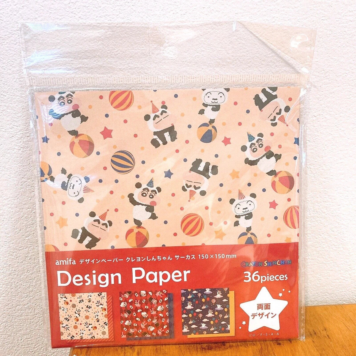 Crayon Shin-chan Design Paper Origami (Circus) TV Asahi Official Japan