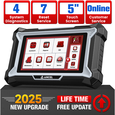 2024 Ancel DS100 Profi KFZ OBD2 Diagnosegerät 7 Services 4 System ABS Deutsch