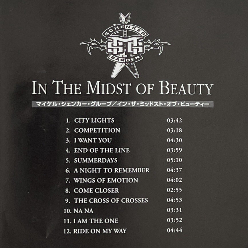 In the Midst of Beauty by Michael Schenker (CD, 2008) OBI, MSG