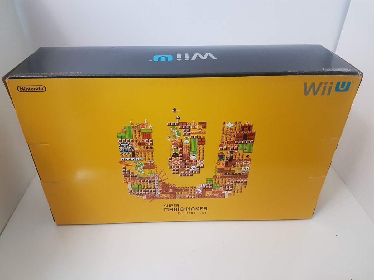 Super Mario Maker Deluxe Set 32GB Nintendo Wii U Console
