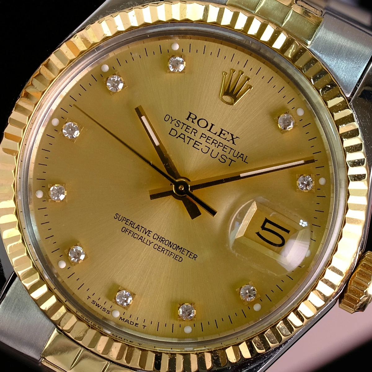 Rolex diamantato shop