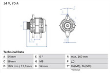 Bosch 0986041260 Alternator