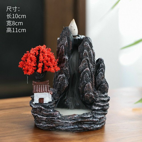 Meditation Backflow Incense Burner Resin Ornaments Sandalwood Incense Burner Zen