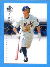 2008 SP Authentic #38 David Wright Mets