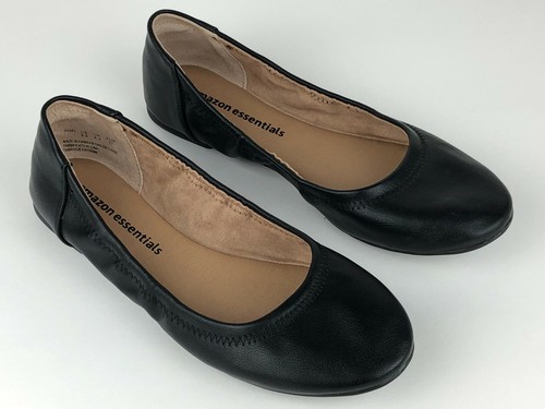 Amazon Essentials Women's Ballet Flat Shoes B(M) US 6.5 Black - Picture 4 of 12