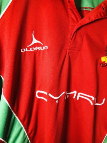 Wales cmru rugby shirt 2019 grand slam olodun size uk XL mens - Picture 3 of 7