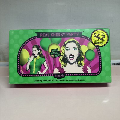 Benefit- REAL Cheeky Palette Party Holiday Blush Beauty Kit - New and Sealed!